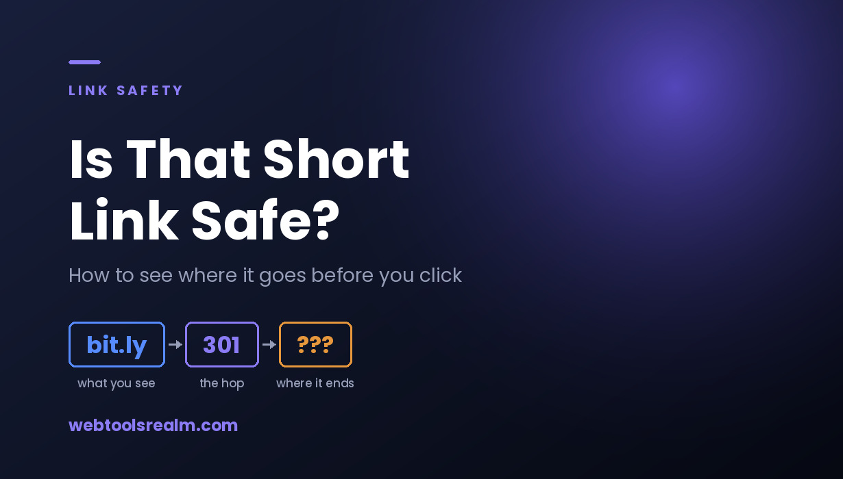 Is That Short Link Safe? How to See Where It Goes First