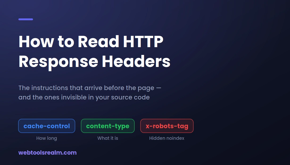 How to Read HTTP Response Headers (and What Each One Does)
